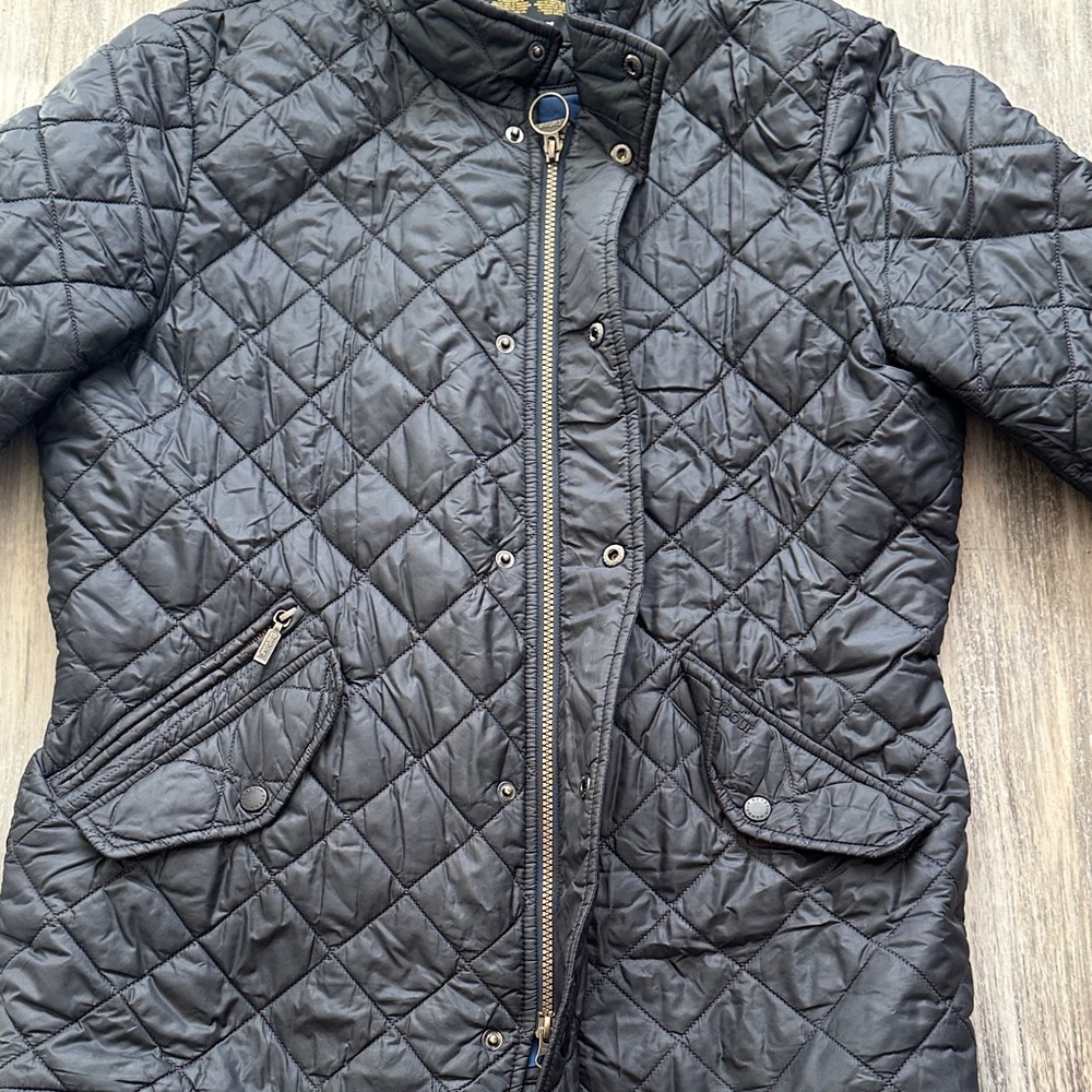 Barbour Quilted Black Jacket - Picture 9 of 10